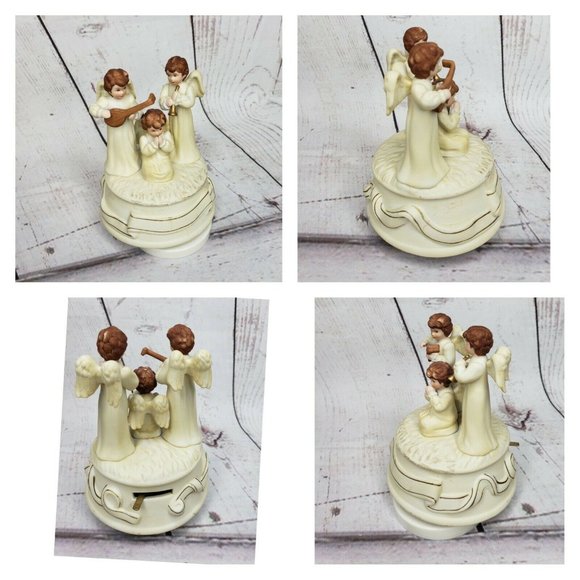 Unlisted Other Schmid Musical Collectibles Kid Angels Playing Music